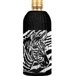 FREAKER Zebra Warrior Princess Jungle Bottle / Can Koozie Insulator Sweater NWT